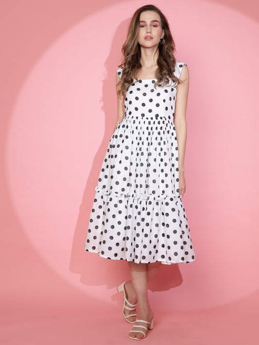 Black & White Polka Dot Dress