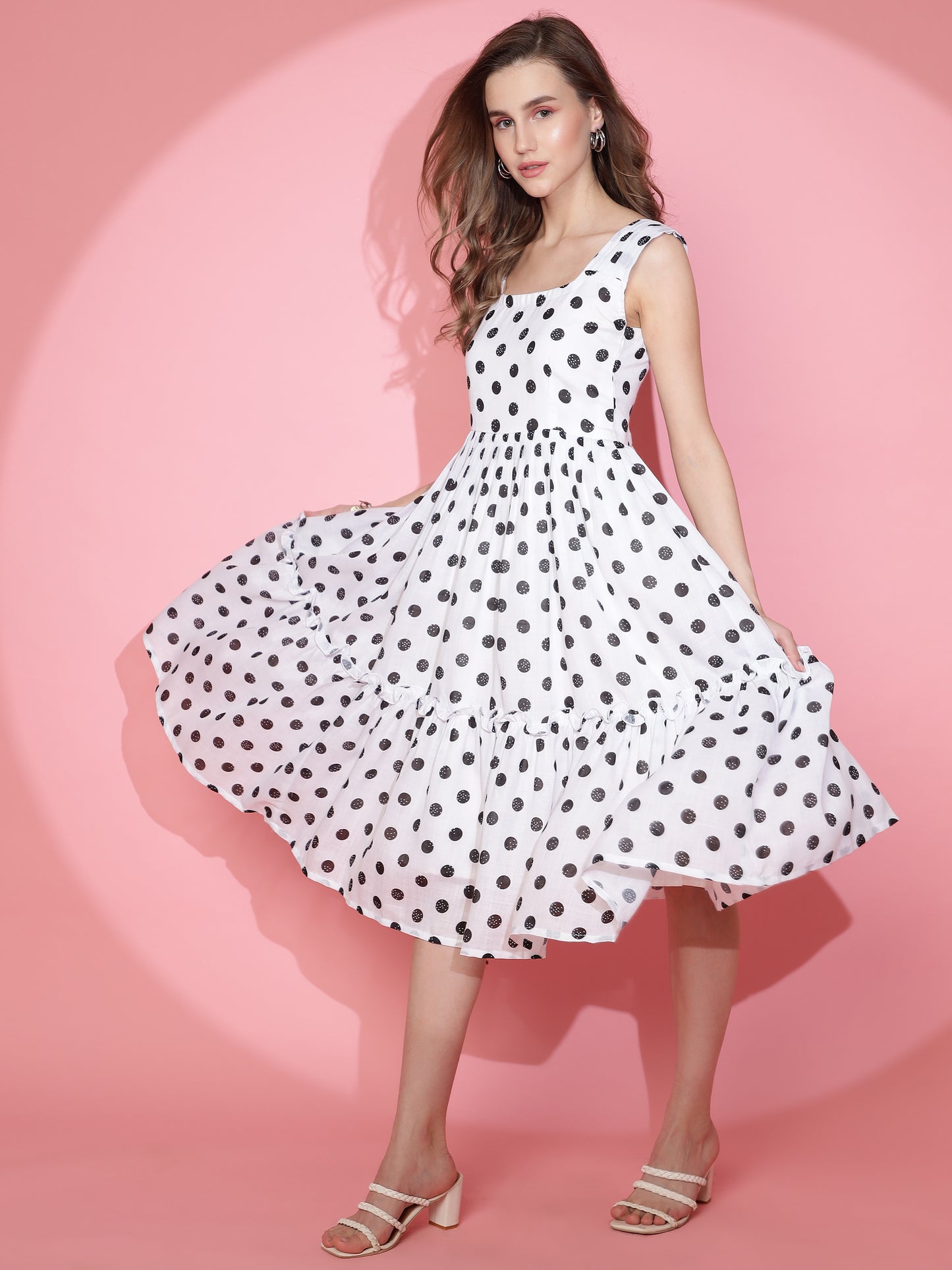 Black & White Polka Dot Dress